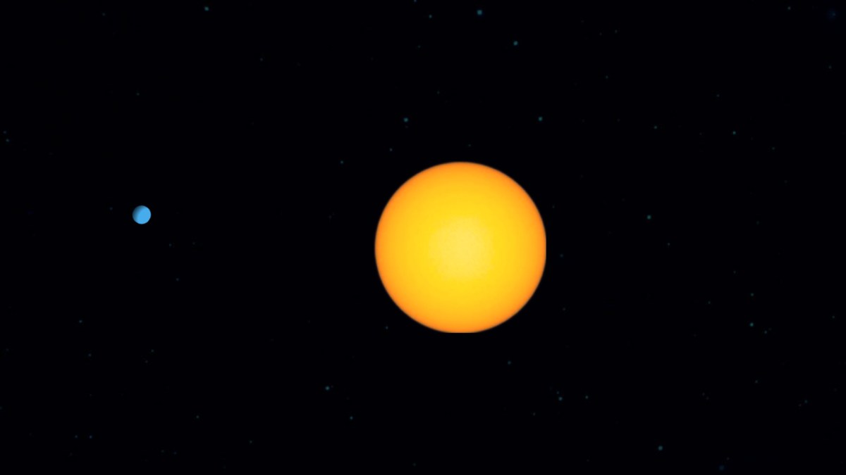 Simulateur d'exoplanète. // Source : Capture d'écran, LAM Simulateur d'exoplanète. // Source : Capture d'écran, LAM