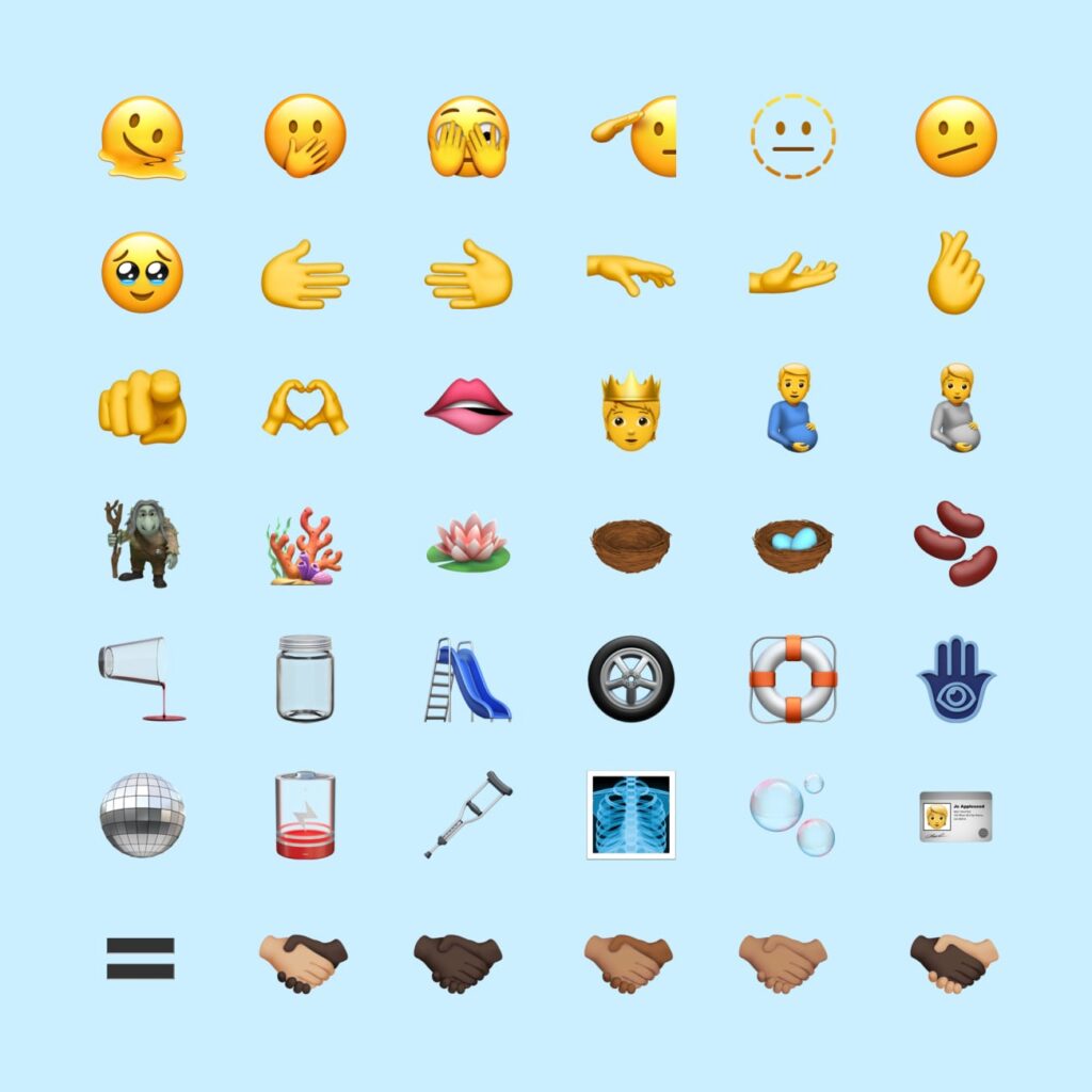 Emojis iOS 15.4 Apple Emojis iOS 15.4 Apple
