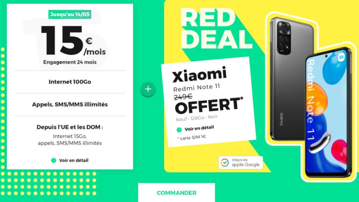 L'offre RED Deal du moment // Source : RED by SFR L'offre RED Deal du moment // Source : RED by SFR