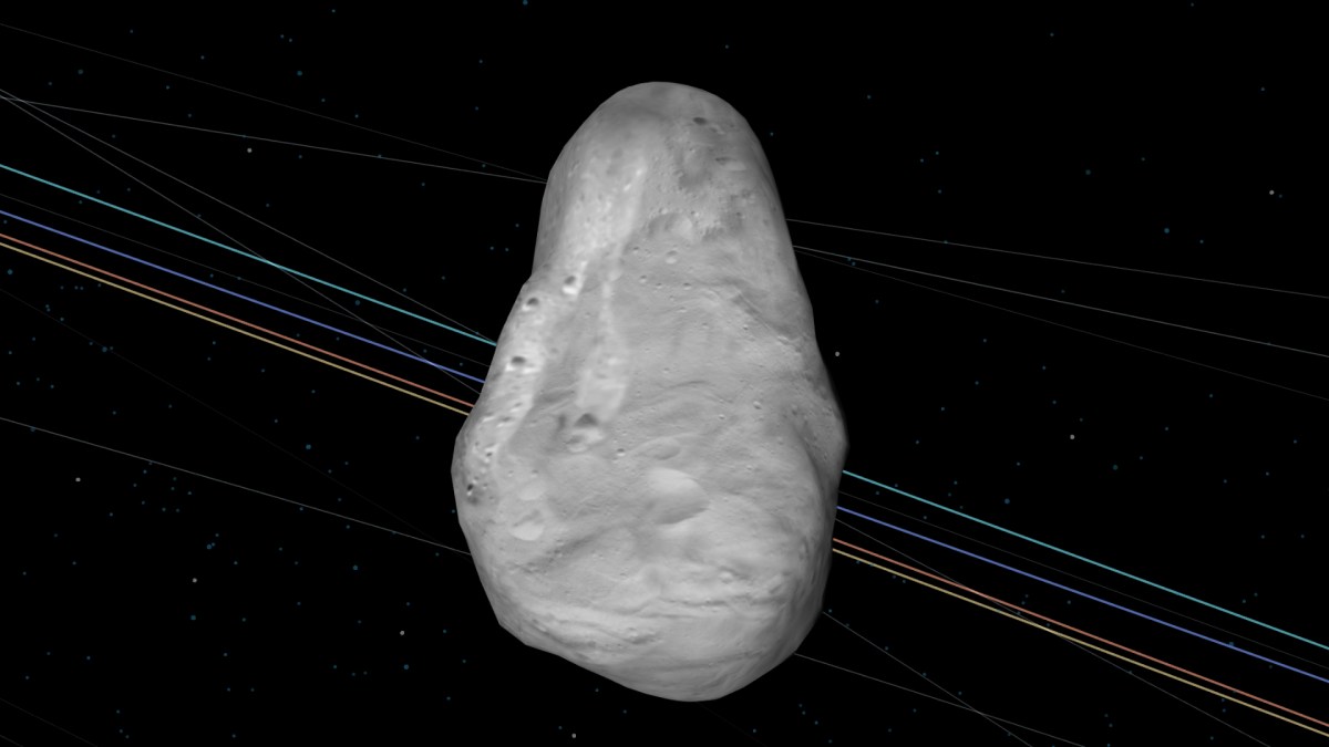 (951) Gaspra. // Source : Nasa Eyes on Asteroids (951) Gaspra. // Source : Nasa Eyes on Asteroids