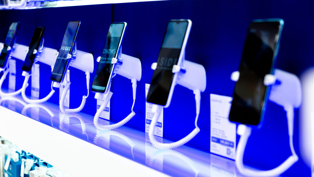 Des smartphones chez Hubside Store // Source : Hubside Store Des smartphones chez Hubside Store // Source : Hubside Store