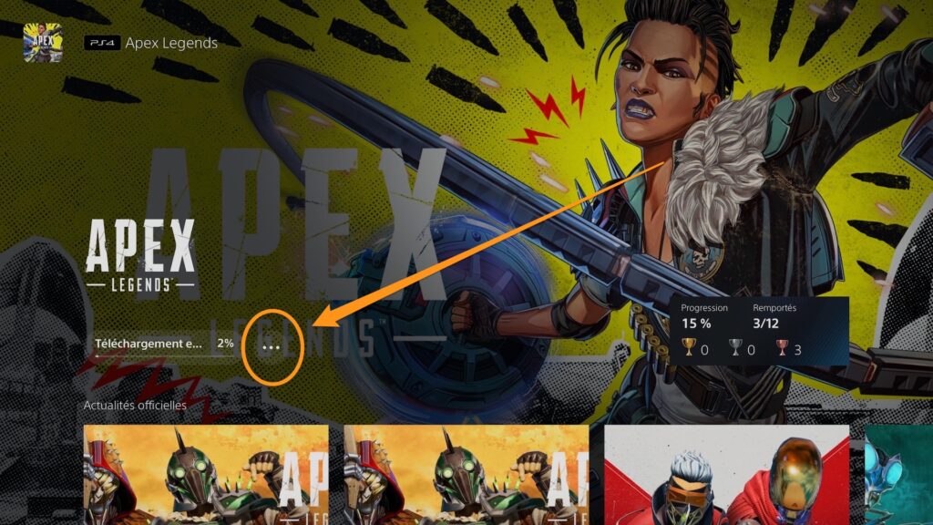 Installer la version PS5 d'Apex Legends // Source : Capture PS5