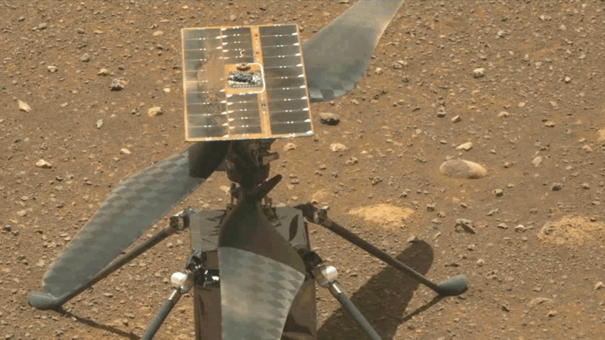 Ingenuity. // Source : NASA/JPL-Caltech/ASU Ingenuity. // Source : NASA/JPL-Caltech/ASU