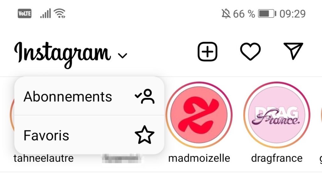 Pour remettre l'ordre chronologique sur votre feed Instagram, choisissez l'une des deux options // Source : Capture d'écran Numerama Pour remettre l'ordre chronologique sur votre feed Instagram, choisissez l'une des deux options // Source : Capture d'écran Numerama