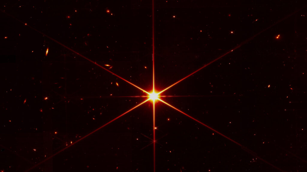 La nouvelle image obtenue par James Webb. // Source : NASA/STScI (image recadrée) La nouvelle image obtenue par James Webb. // Source : NASA/STScI (image recadrée)