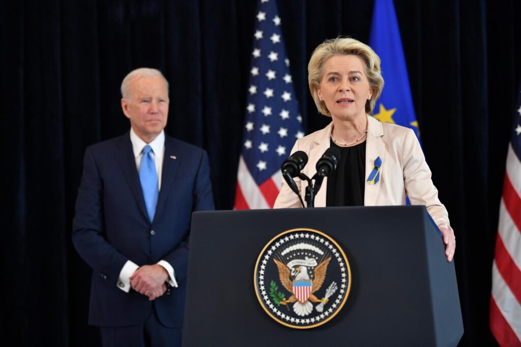 Joe Biden Ursula von der Leyen Joe Biden Ursula von der Leyen