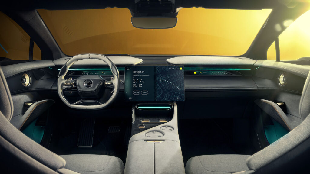 Intérieur Lotus Eletre // Source : Lotus