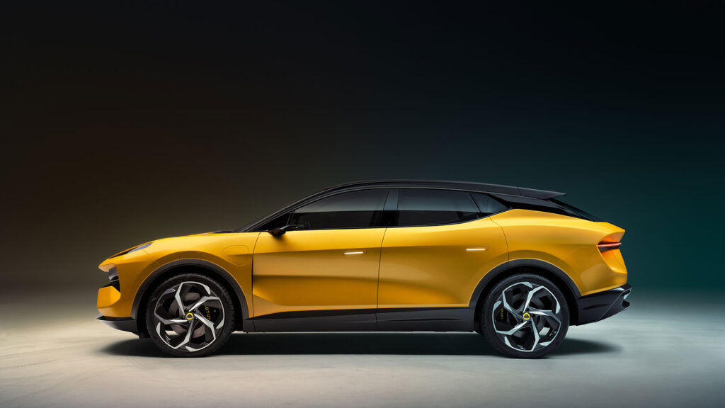 Lotus Eletre de profil // Source : Lotus