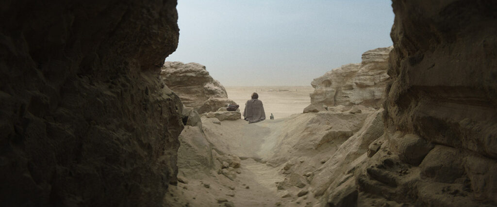 Obi-Wan Kenobi veillant sur Luke Skywalker Obi-Wan Kenobi veillant sur Luke Skywalker