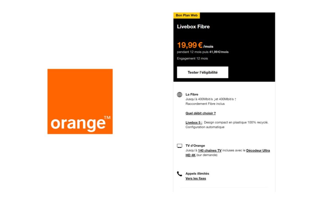 Orange box fibre Numérama Orange box fibre Numérama