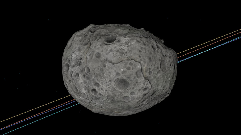 L'astéroïde (16) Psyché. // Source : Nasa Eyes on Asteroids L'astéroïde (16) Psyché. // Source : Nasa Eyes on Asteroids