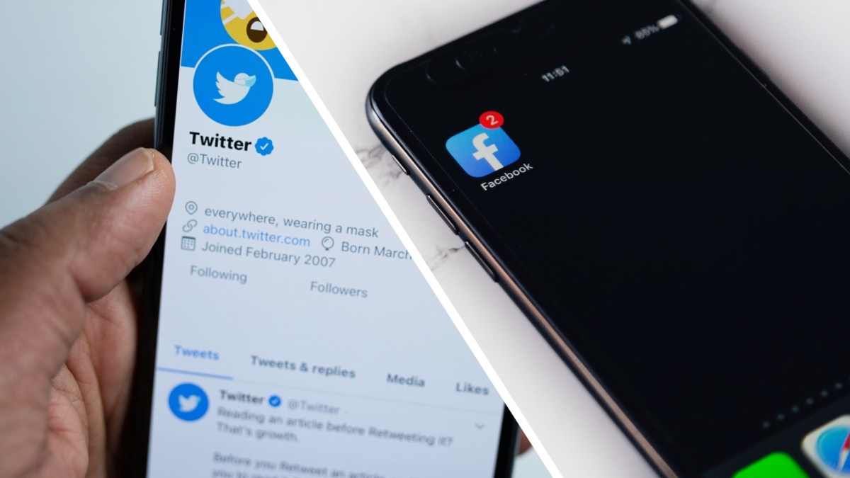 Facebook, Twitter. // Source : Pexels Facebook, Twitter. // Source : Pexels