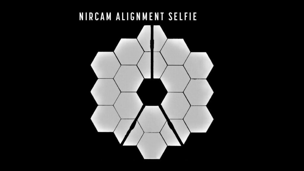 Le nouveau selfie de James Webb. // Source : NASA/STScI Le nouveau selfie de James Webb. // Source : NASA/STScI