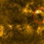 Le Soleil le 30 mars 2022. // Source : Nasa, annotation Numerama Le Soleil le 30 mars 2022. // Source : Nasa, annotation Numerama