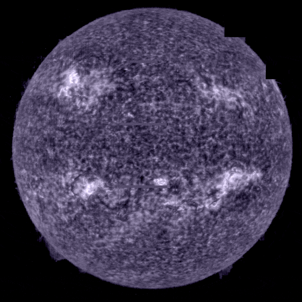 Le Soleil imagé par SPICE. // Source : ESA & NASA/Solar Orbiter/SPICE team; Data processing: G. Pelouze (IAS)