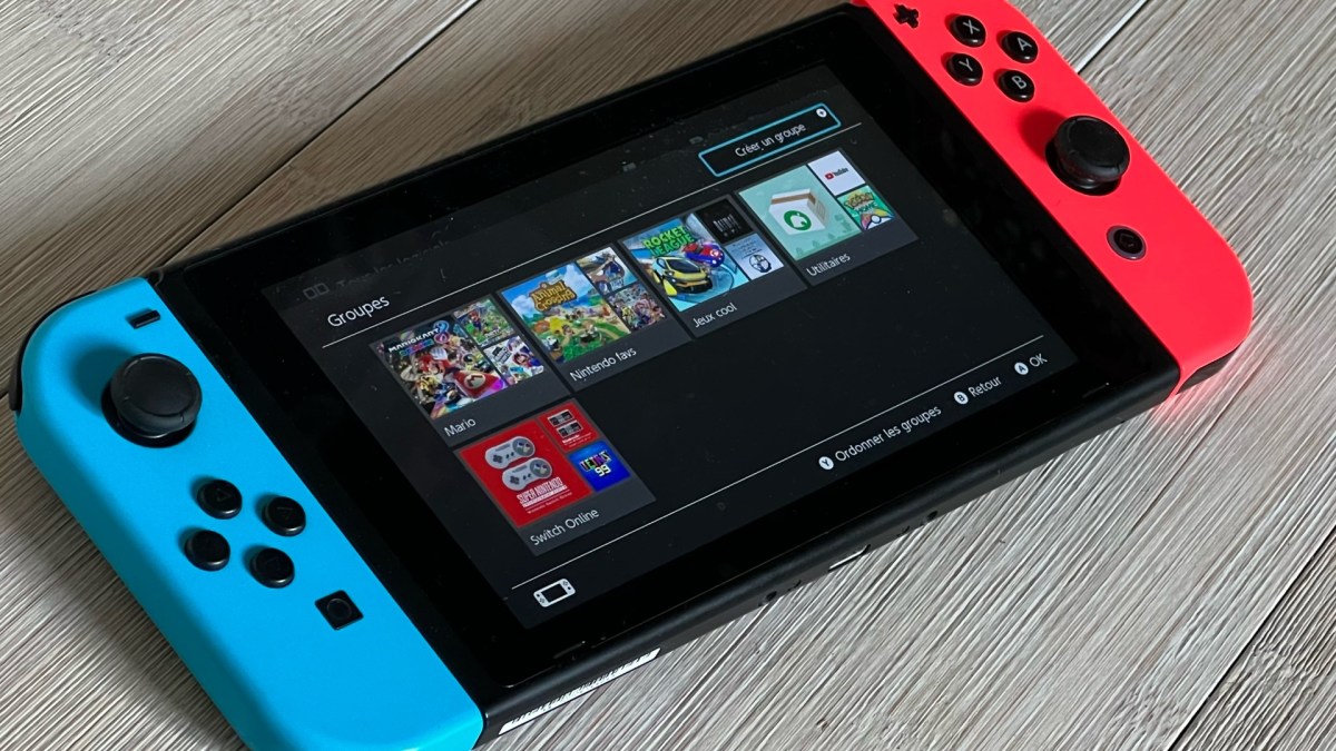 Les groupes sur Switch. // Source : Numerama Les groupes sur Switch. // Source : Numerama