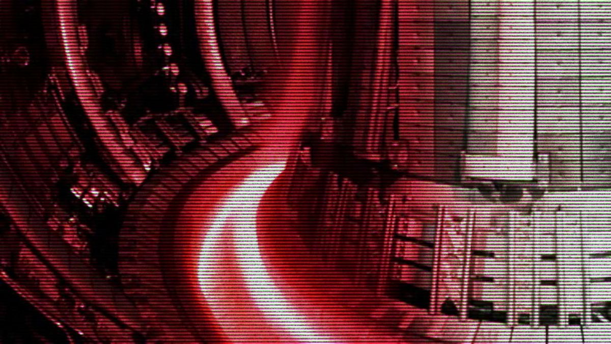 À l'intérieur d'un tokamak. // Source : UKAEA/modifié À l'intérieur d'un tokamak. // Source : UKAEA/modifié