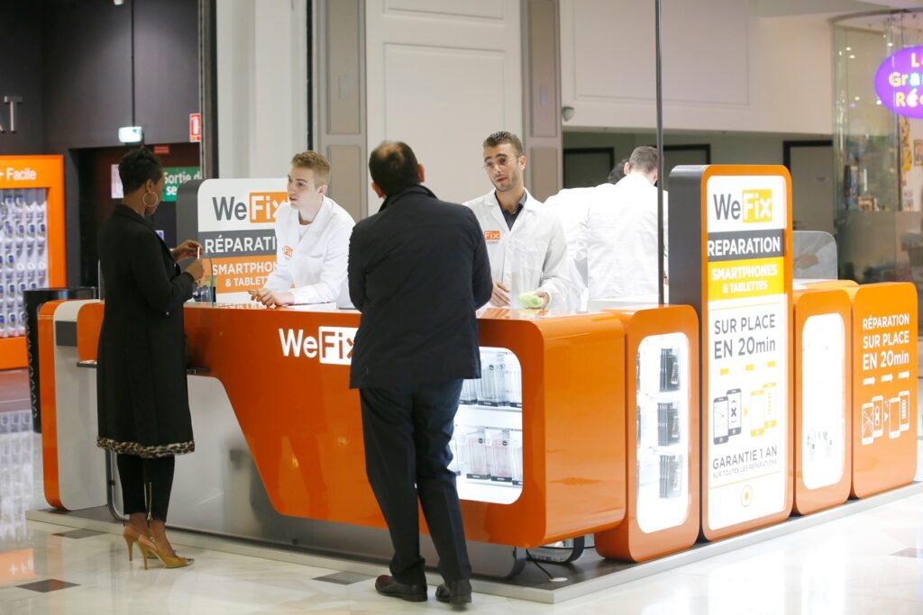 Un centre de réparation WeFix. // Source : Fnac/Darty Un centre de réparation WeFix. // Source : Fnac/Darty