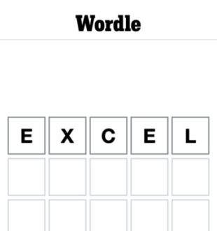 Wordle. // Source : Capture d'écran Wordle Wordle. // Source : Capture d'écran Wordle