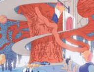 L'un des visuels de la fiction Jour de gloire, diffusée en direct le soir du second tour des élections présidentielles. // Source : Ugo Gattoni/Arte