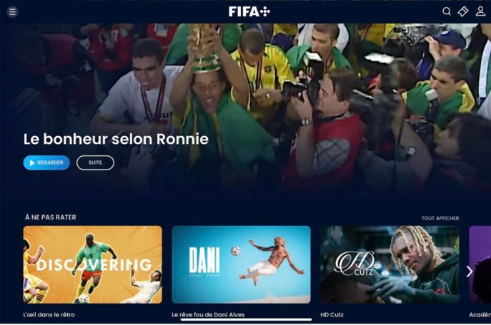 La page d’accueil de FIFA+. // Source : Capture Numerama La page d’accueil de FIFA+. // Source : Capture Numerama