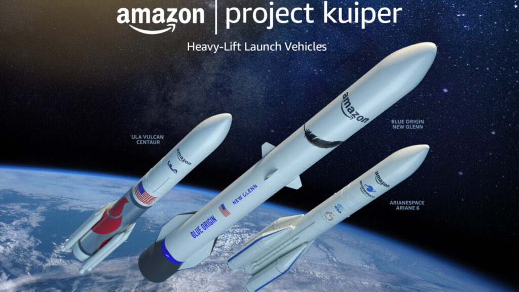Les trois lanceurs impliqués dans ce partenariat. // Source : Amazon Les trois lanceurs impliqués dans ce partenariat. // Source : Amazon