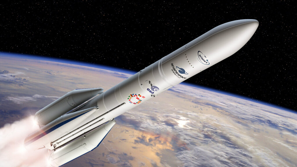 Ariane 6, vue d'artiste. // Source : ESA - D. Ducros Ariane 6, vue d'artiste. // Source : ESA - D. Ducros