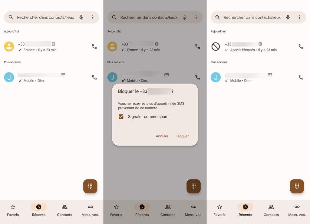 Bloquer numéro téléphone Android Bloquer numéro téléphone Android