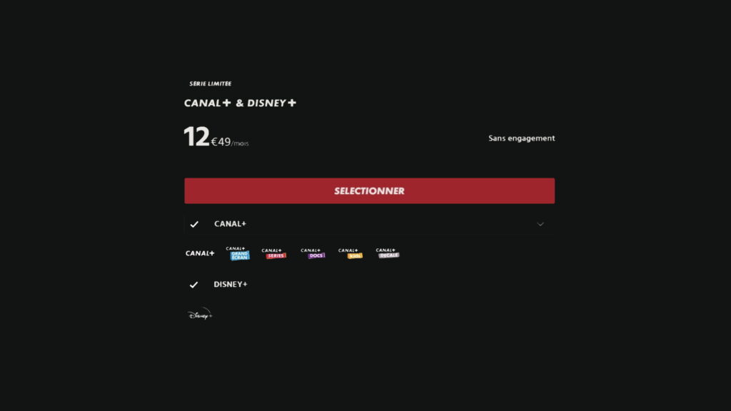Canal+ et Disney+ // Source : Canal+ Canal+ et Disney+ // Source : Canal+