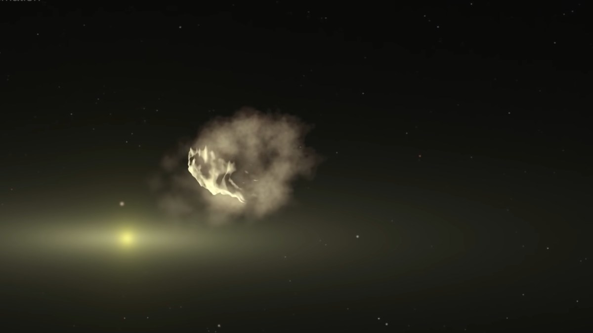 C/2014 UN271 (Bernardinelli-Bernstein). // Source : Capture d'écran YouTube Nasa Goddard C/2014 UN271 (Bernardinelli-Bernstein). // Source : Capture d'écran YouTube Nasa Goddard