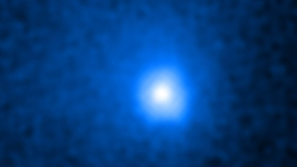 C/2014 UN271 (Bernardinelli-Bernstein) observée par Hubble. // Source : Capture d'écran YouTube Nasa Goddard C/2014 UN271 (Bernardinelli-Bernstein) observée par Hubble. // Source : Capture d'écran YouTube Nasa Goddard