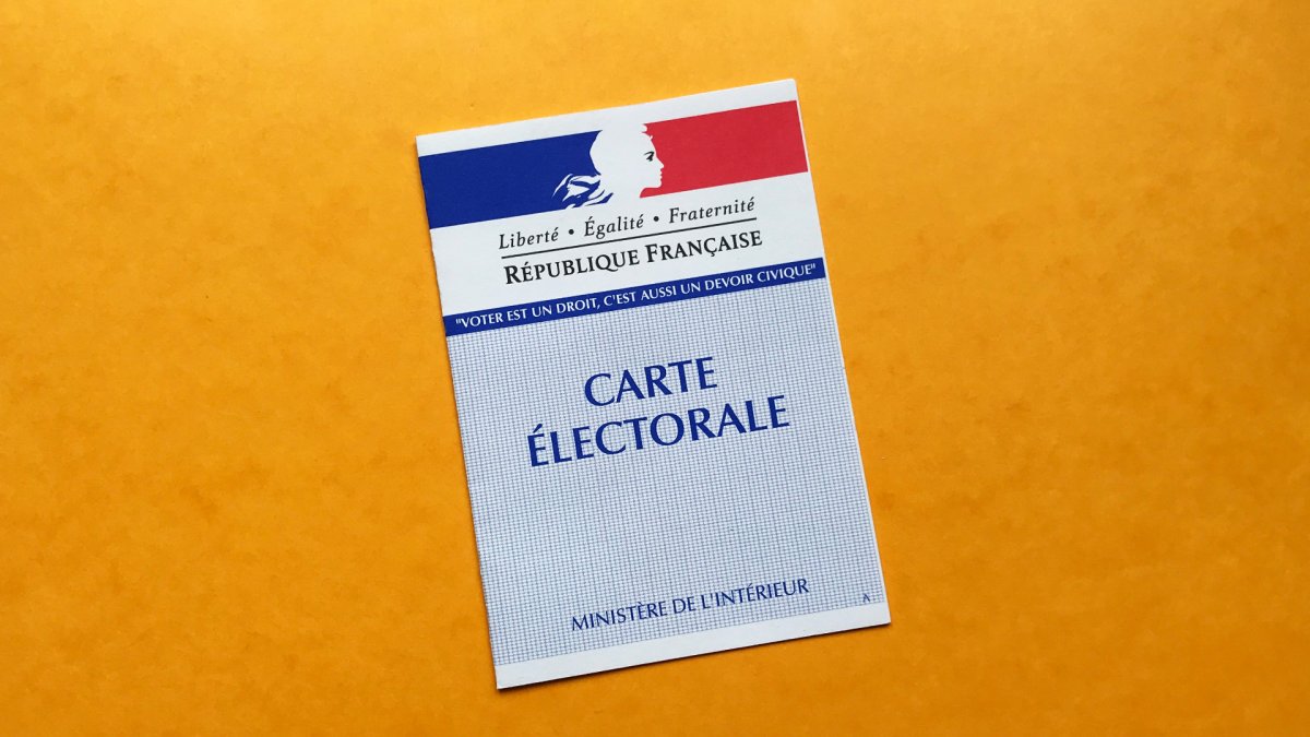 Une carte électorale. // Source : Photo Numerama Une carte électorale. // Source : Photo Numerama