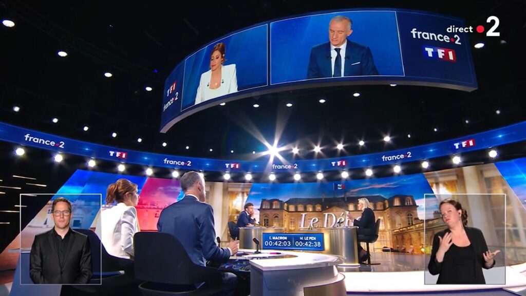 Le débat de l'entre-deux tours était très décevant quant à la place de l'écologie, pourtant l'urgence du siècle. // Source : France 2 / TF1 Le débat de l'entre-deux tours était très décevant quant à la place de l'écologie, pourtant l'urgence du siècle. // Source : France 2 / TF1