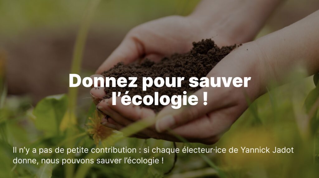 Il faut 2 millions d'euros à EELV avant la mi-mai 2022 Il faut 2 millions d'euros à EELV avant la mi-mai 2022