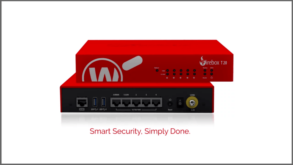 Paradoxalement, les box de la société de cyberprotection Watchguard étaient directement visées par le malware. // Source : Watchguard Paradoxalement, les box de la société de cyberprotection Watchguard étaient directement visées par le malware. // Source : Watchguard