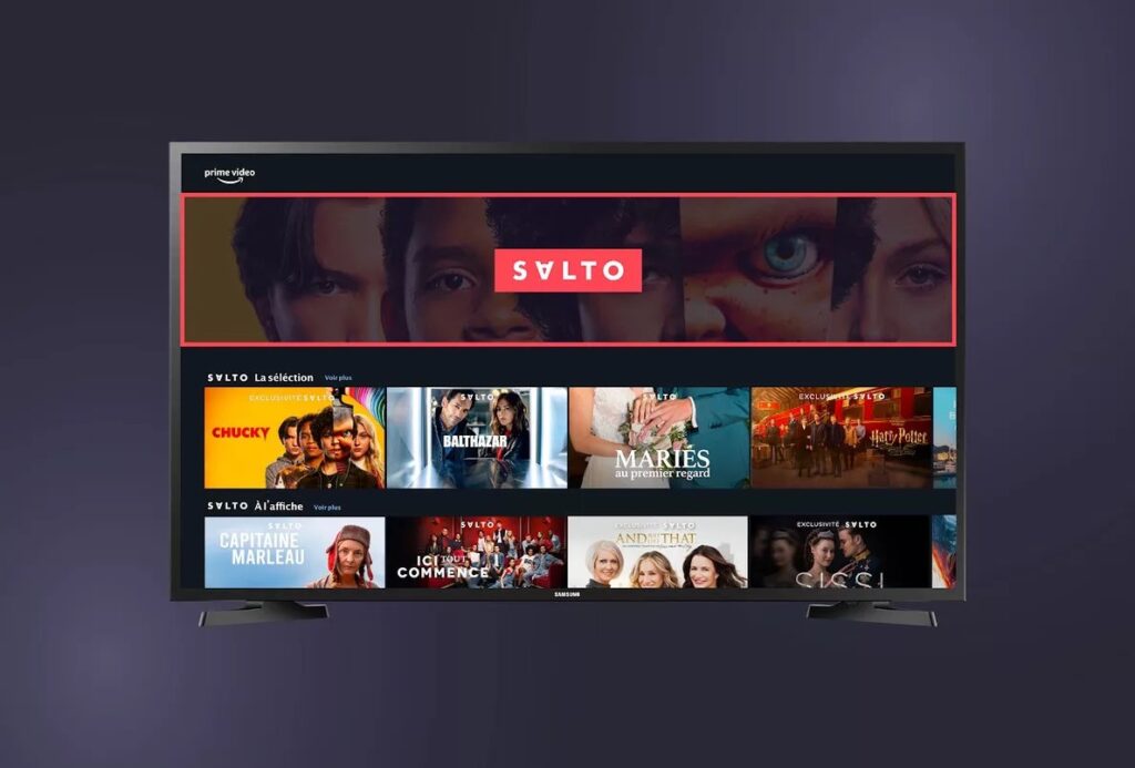 Sur Amazon Prime Video, on pourra ouvrir un espace Salto. // Source : Amazon Sur Amazon Prime Video, on pourra ouvrir un espace Salto. // Source : Amazon
