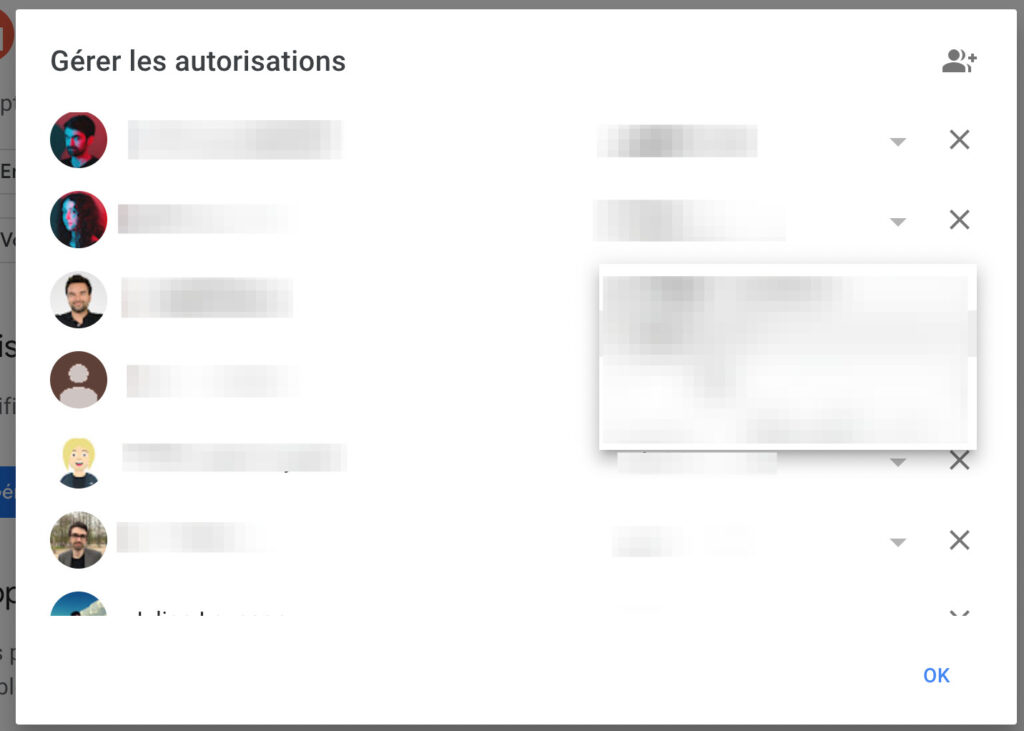 Gérer les autorisations Gérer les autorisations