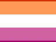 Le drapeau lesbien  // Source : Wikimedia Commons