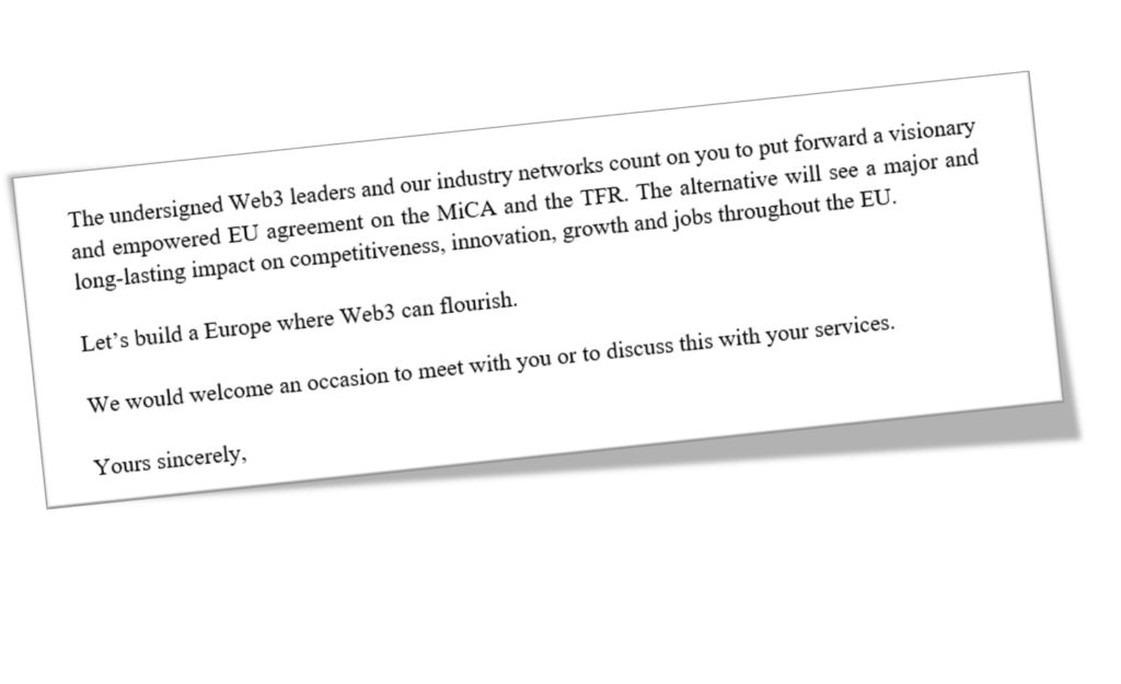 lettre web3 ue