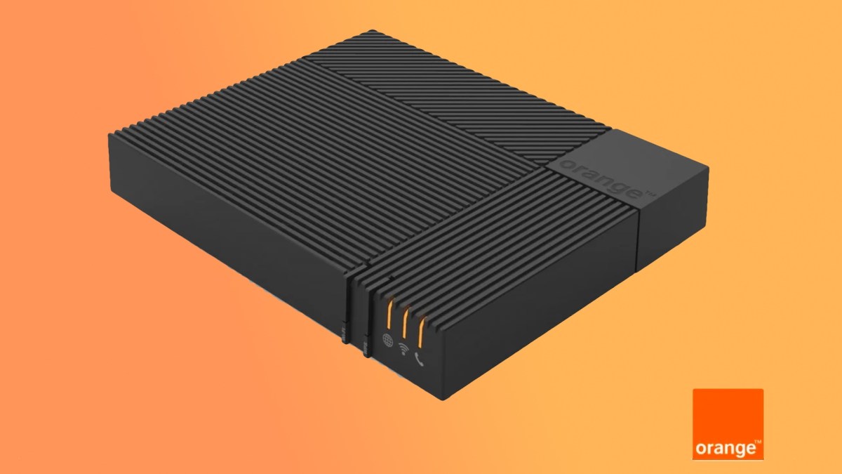 La Livebox 5 d'Orange, fournie avec l'offre Livebox Fibre. // Source : Orange / Numerama La Livebox 5 d'Orange, fournie avec l'offre Livebox Fibre. // Source : Orange / Numerama