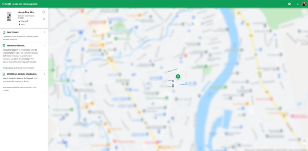 Localiser Android Localiser Android