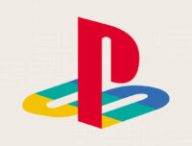 Logo de PlayStation. // Source : Wikimedia/CC/Sony ; fond Nino Barbey