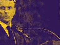 Emmanuel Macron a des projets avec les NFT // Source : Public Domain Dedication