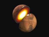 Vue d'artiste de l'intérieur de Mars. // Source : Nasa