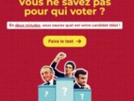 Le site « mon-candidat.fr » parait être neutre, mais il est en fait réalisé par les équipes d'Éric Zemmour // Source : Capture d'écran Numerama