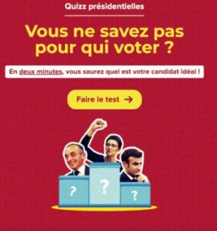 Le site « mon-candidat.fr » parait être neutre, mais il est en fait réalisé par les équipes d'Éric Zemmour // Source : Capture d'écran Numerama