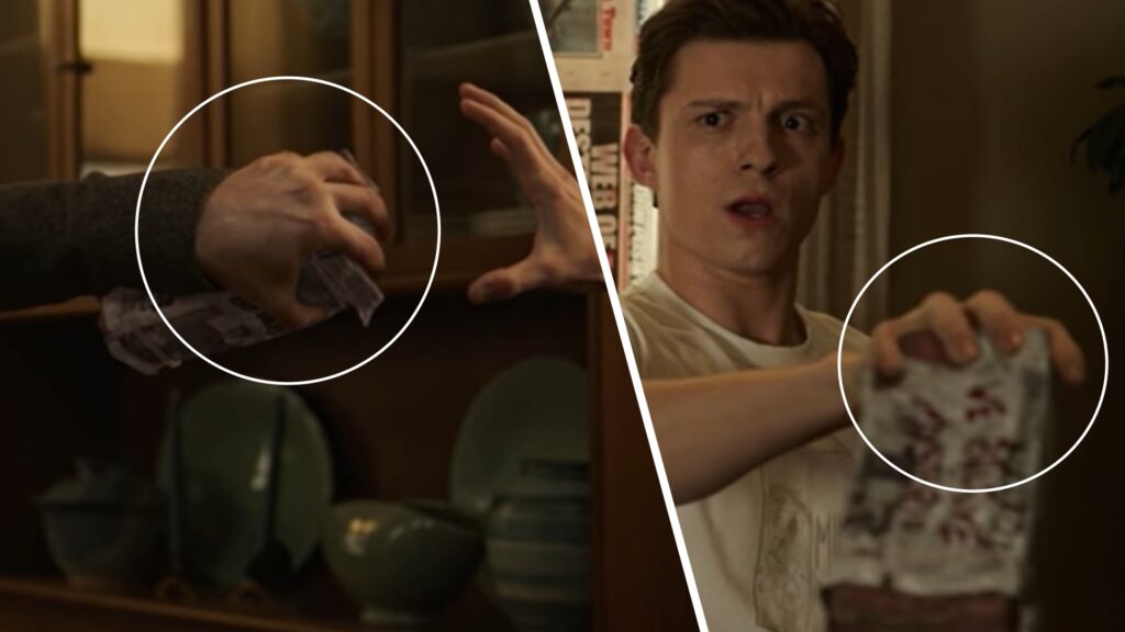 On voit clairement que les acteurs saisissent un objet rond. // Source : Marvel On voit clairement que les acteurs saisissent un objet rond. // Source : Marvel