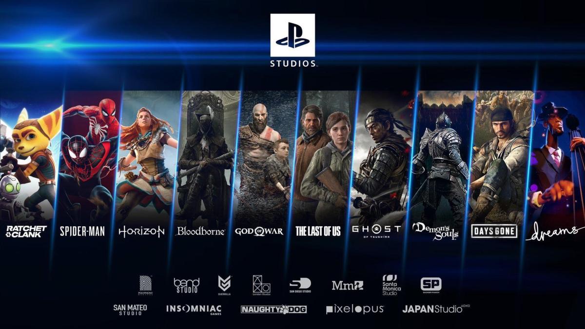 Studios et licences PlayStation. // Source : PlayStation studios Studios et licences PlayStation. // Source : PlayStation studios