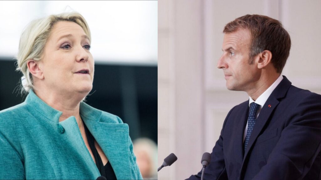 Emmanuel Macron et Marine Le Pen débattront ensemble ce mercredi 20 avril // Source : Montage Numerama Emmanuel Macron et Marine Le Pen débattront ensemble ce mercredi 20 avril // Source : Montage Numerama