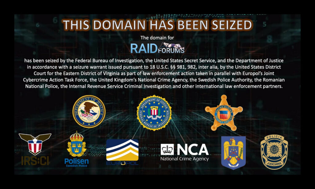 Raidforums Domain Seizure Raidforums Domain Seizure